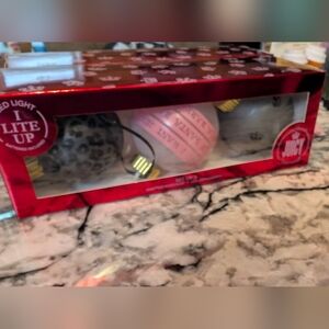 📢📢 LAST ONE Juicy Couture 3-pc. Light Up Ornaments